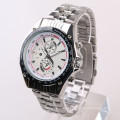 luxury man watch, quartz stainless steel back watch